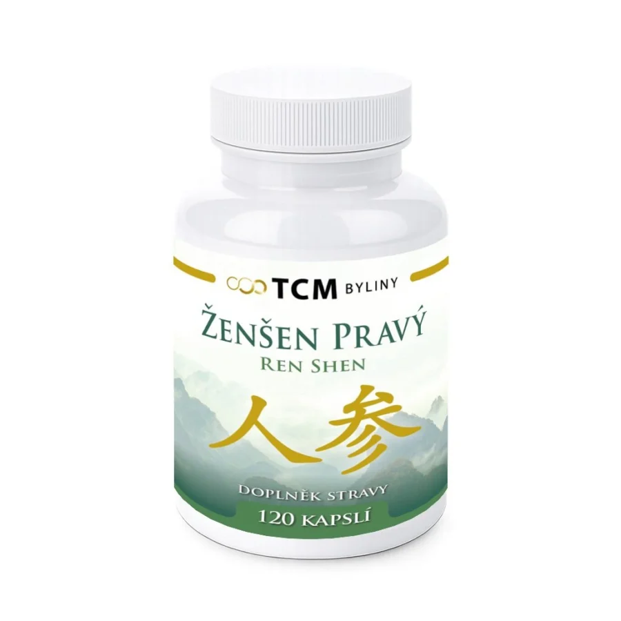 Ženšen pravý tradiční čínská medicína TCM Byliny