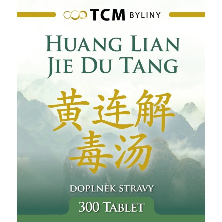 HUANG LIAN JIE DU TANG tradiční čínská medicína TCM Byliny