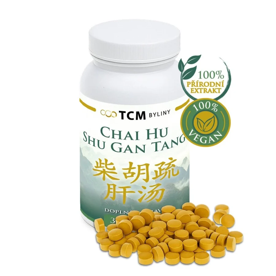 CHAI HU SHU GAN Tang tradiční čínská medicína TCM Byliny