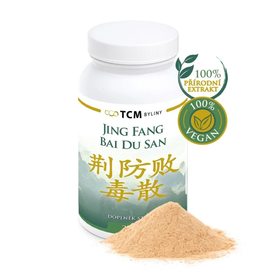 Jing Fang Bai Du San tradiční čínská medicína TCM Byliny