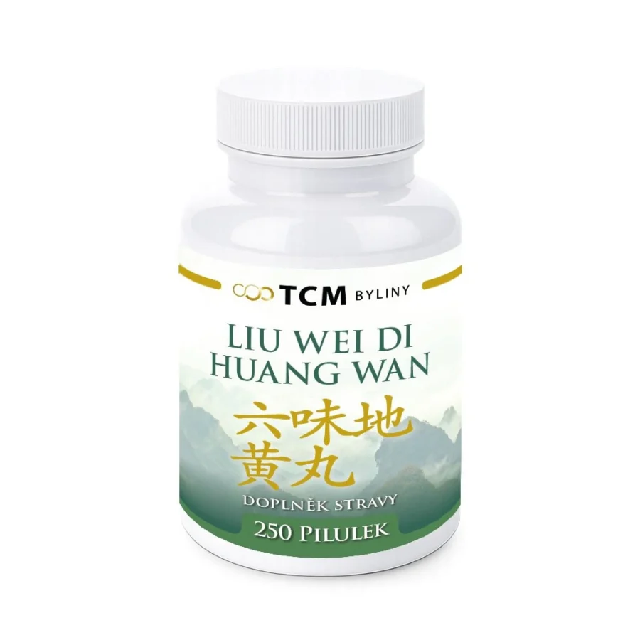 LIU WEI DI HUANG WAN tradiční čínská medicína TCM Byliny
