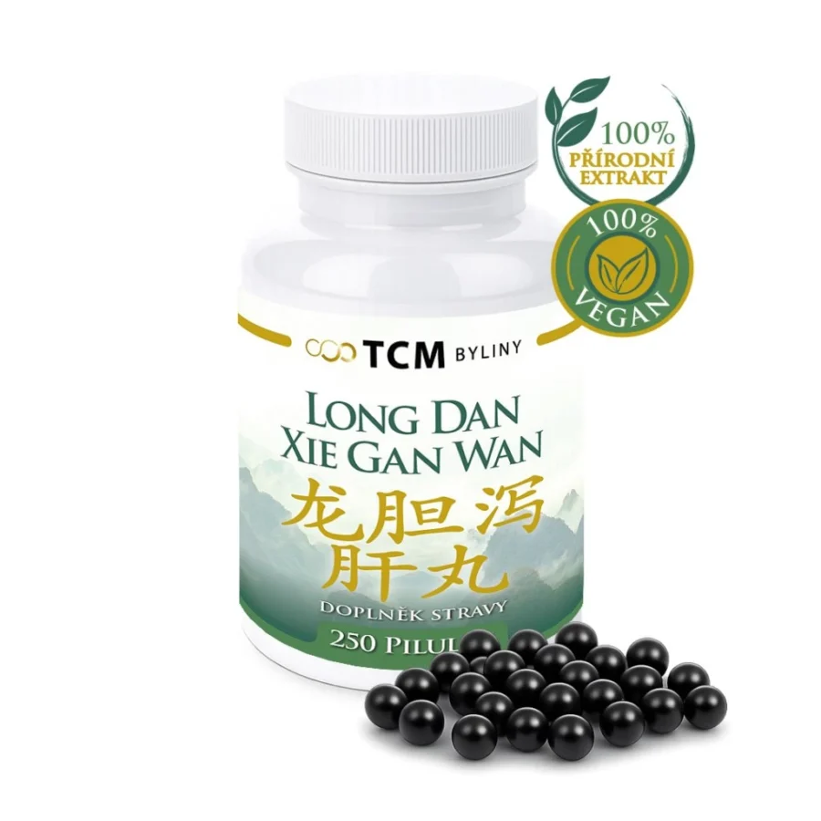 LONG DAN XIE GAN WAN tradiční čínská medicína TCM Byliny