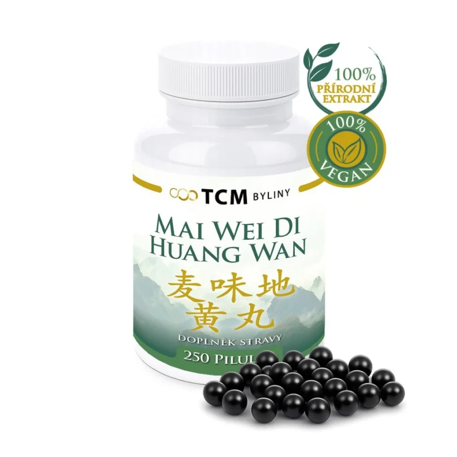 MAI WEI DI HUANG WAN tradiční čínská medicína TCM Byliny