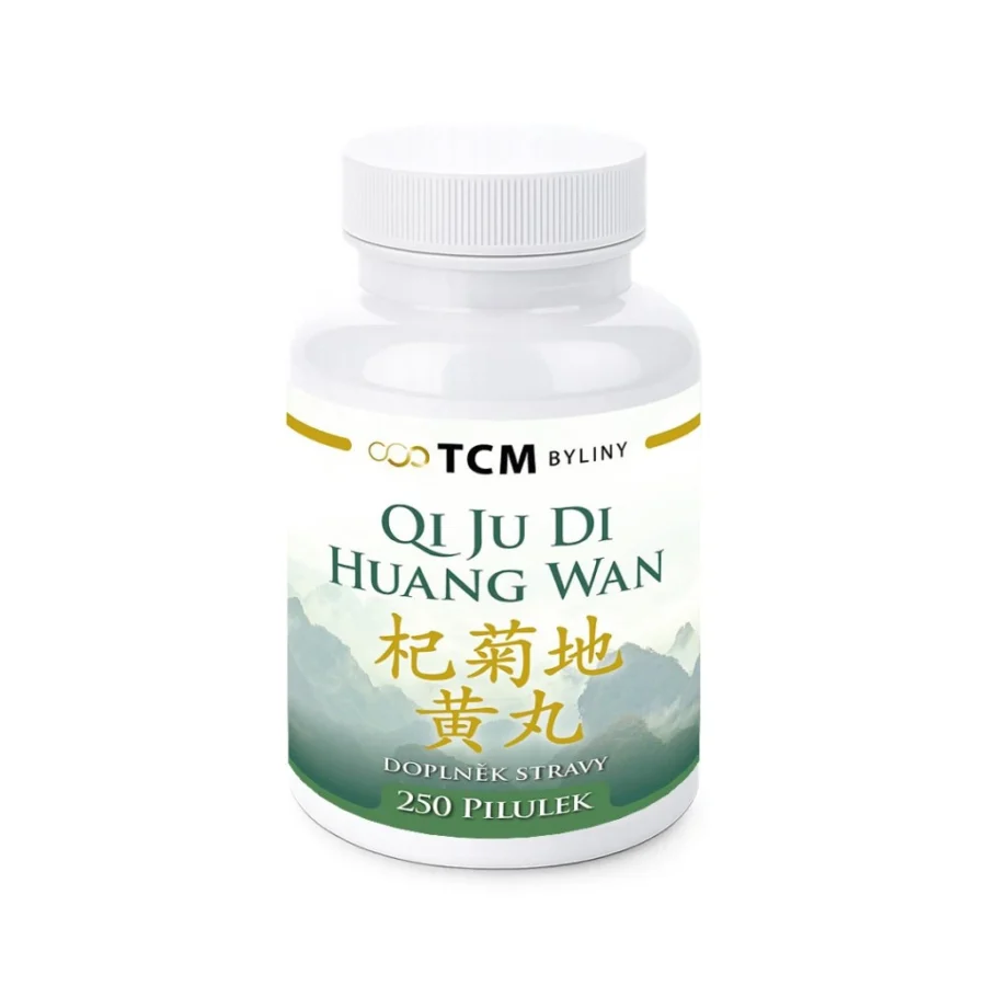 QI JU DI HUANG WAN tradiční čínská medicína TCM Byliny