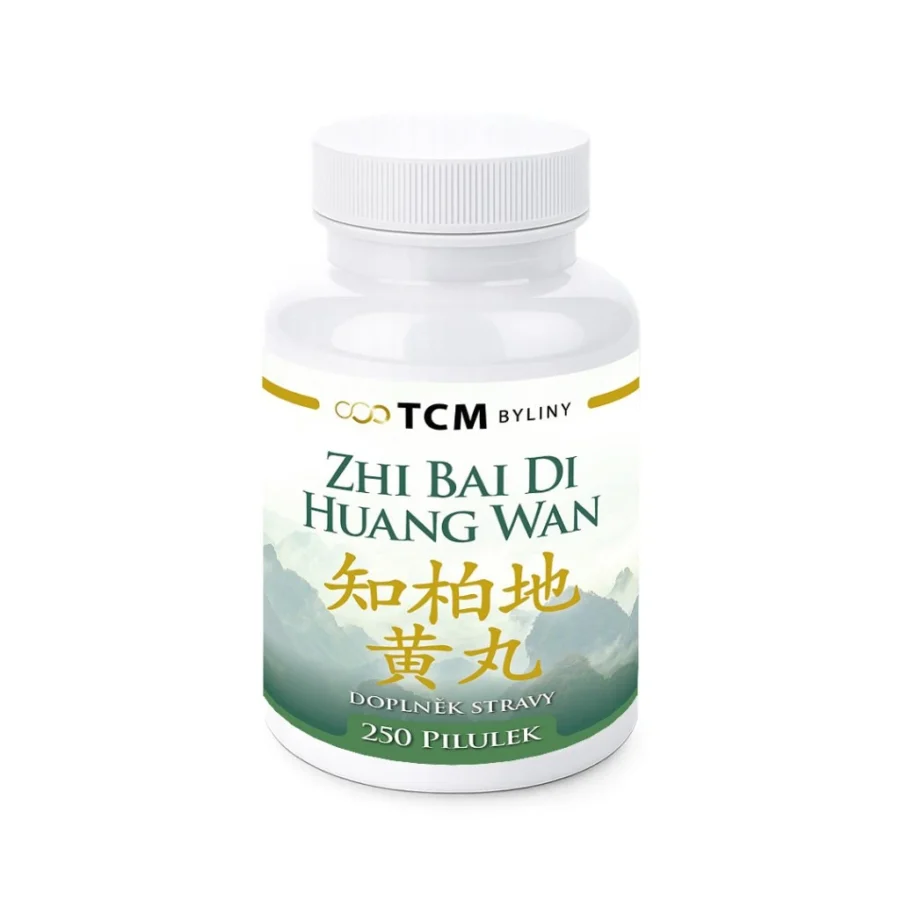 ZHI BAI DI HUANG WAN tradiční čínská medicína TCM Byliny