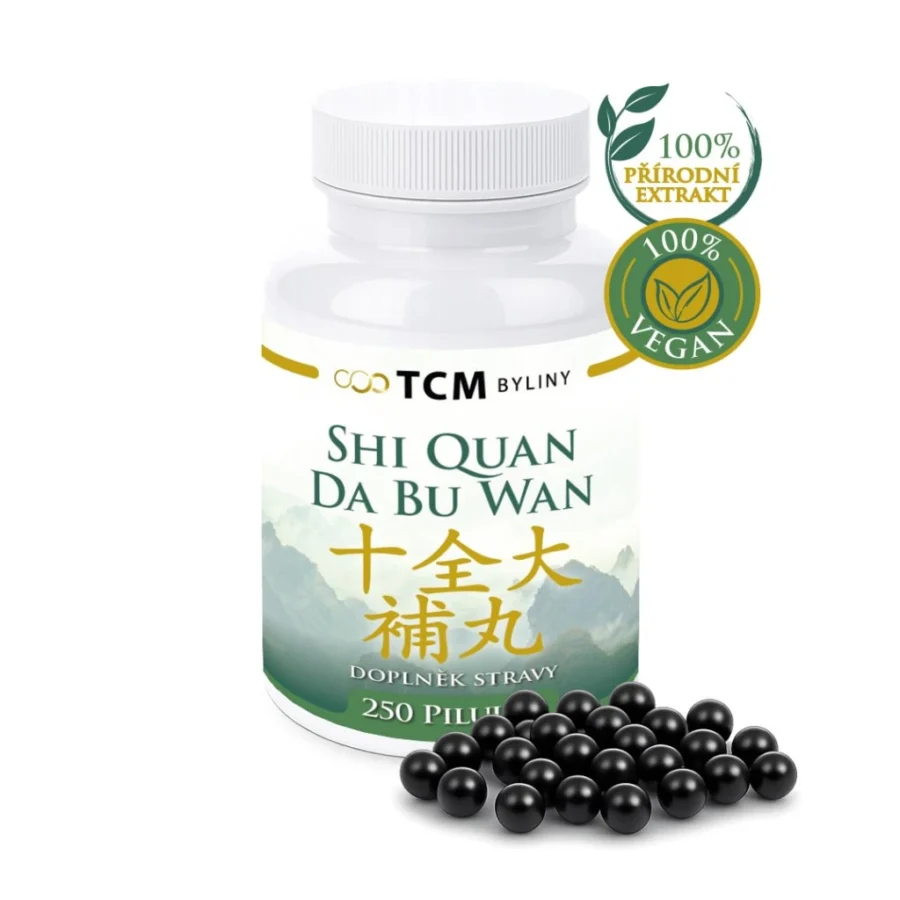 SHI QUAN DA BU WAN tradiční čínská medicína TCM Byliny