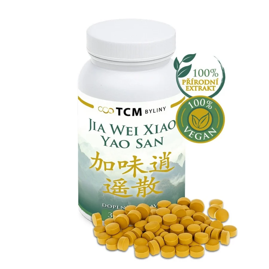 JIA WEI XIAO YAO SAN tradiční čínská medicína TCM Byliny