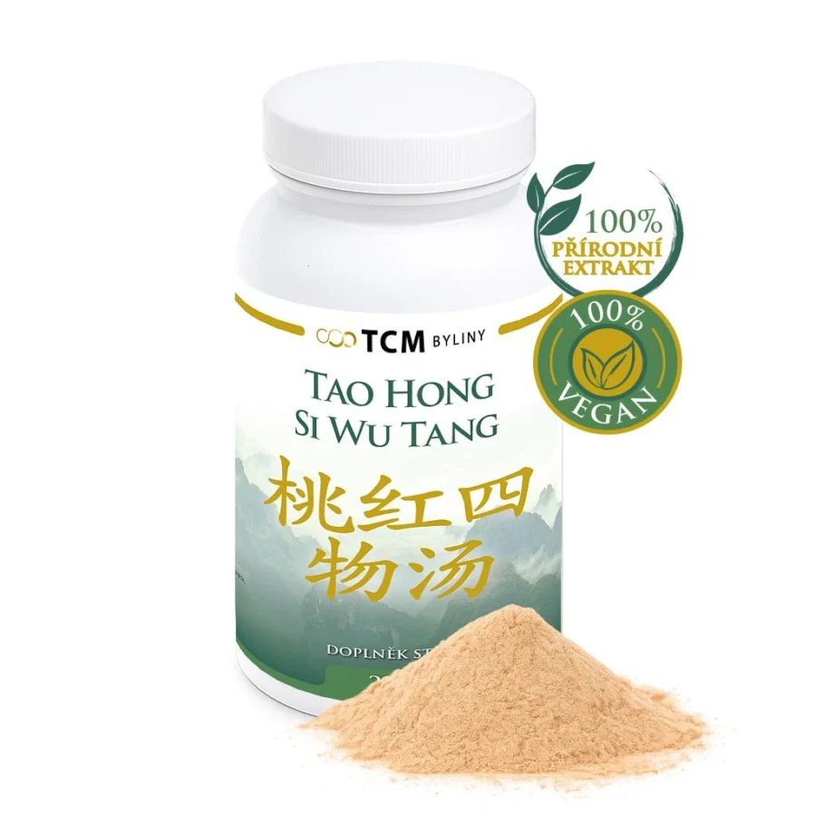 TAO HONG SI WU TANG tradiční čínská medicína TCM Byliny