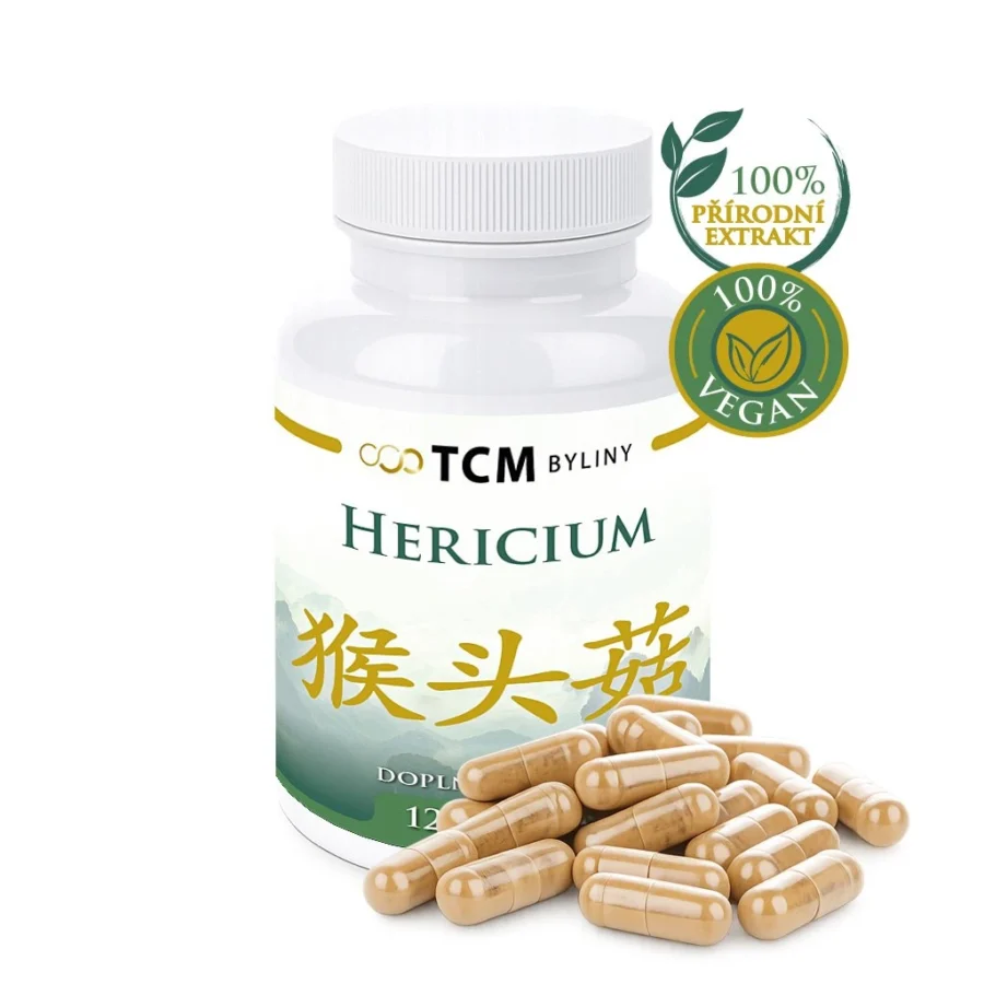 Hericium tradiční čínská medicína TCM Byliny