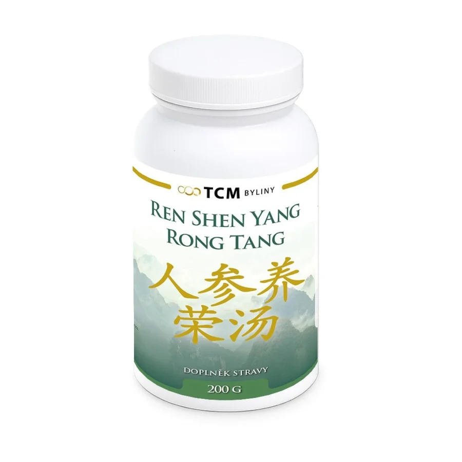 REN SHEN YANG RONG TANG tradiční čínská medicína TCM Byliny