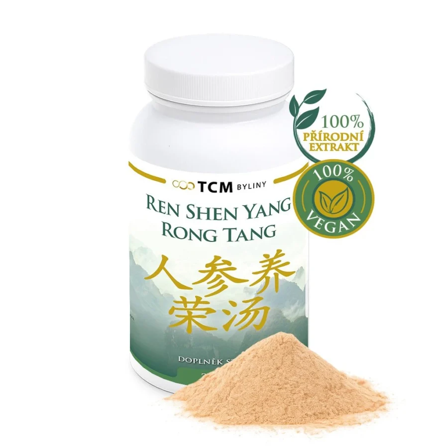REN SHEN YANG RONG TANG tradiční čínská medicína TCM Byliny
