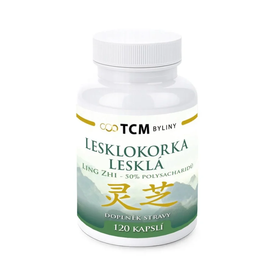 Lesklokorka lesklá tradiční čínská medicína TCM Byliny