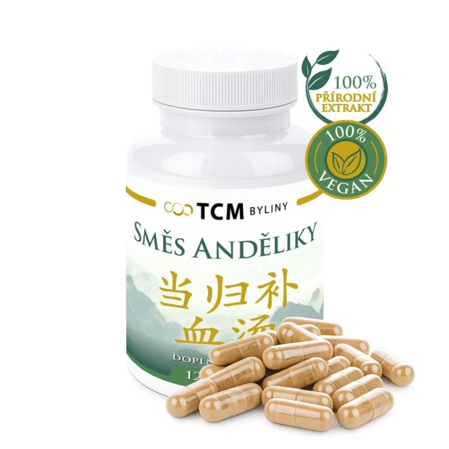 Směs anděliky tradiční čínská medicína TCM Byliny