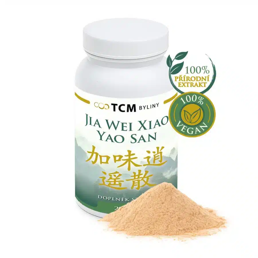 JIA WEI XIAO YAO SAN tradiční čínská medicína TCM Byliny