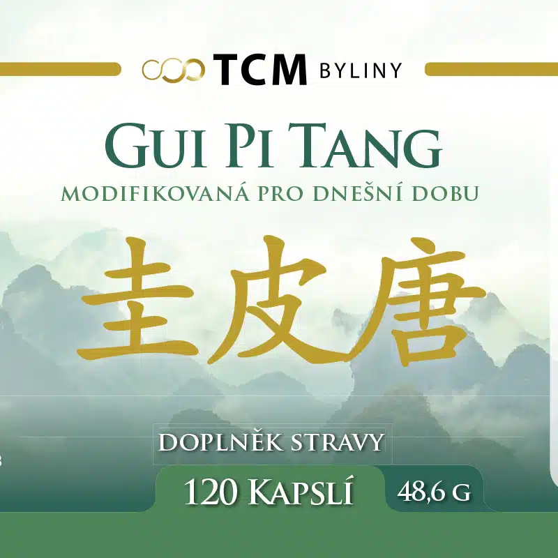 Gui pi tang tradiční čínská medicína TCM Byliny