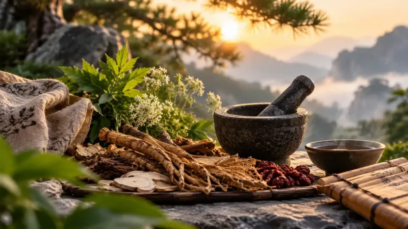 Du Huo Ji Sheng Tang tradiční čínská medicína TCM Byliny