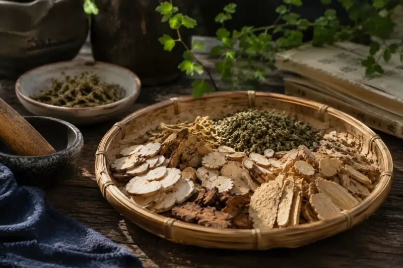 Er Miao San tradiční čínská medicína TCM Byliny