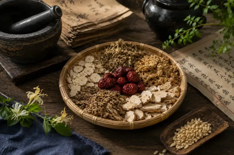 GAN MAI DA ZAO TANG tradiční čínská medicína TCM Byliny