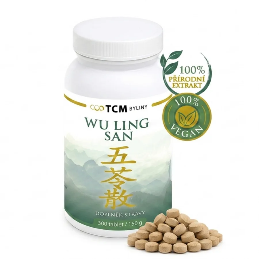 WU LING SAN tradiční čínská medicína TCM Byliny