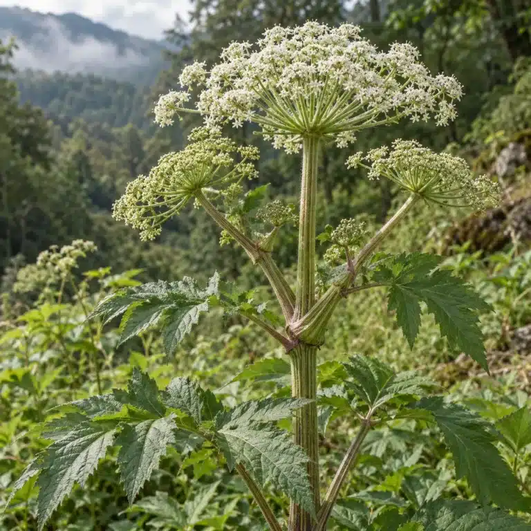 Andělika chlupatá (Du Huo, Angelica pubescens) – rostlina, podle které je receptura pojmenována
