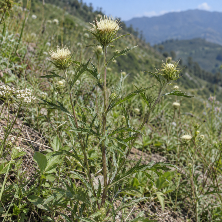 Cang Zhu – rostlina Atractylodes lancea (Thunb.) DC. nebo Atractylodes chinensis (DC.) Koidz.