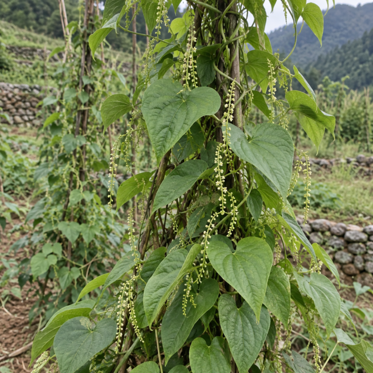 Shan Yao – rostlina Dioscorea opposita Thunb. (dle POWO správně Dioscorea polystachya Turcz.)