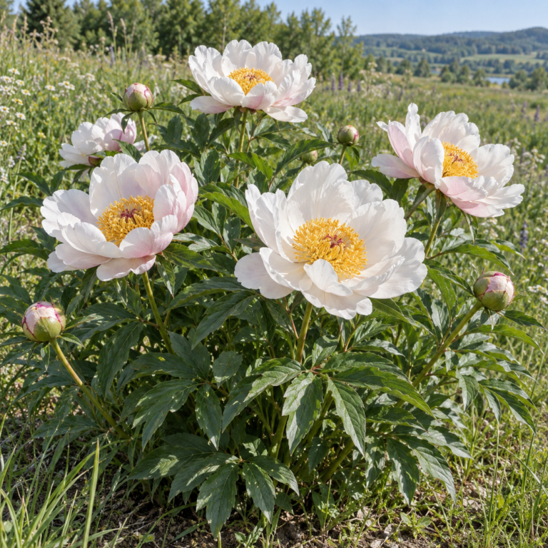 Bai Shao – rostlina Paeonia lactiflora Pall.