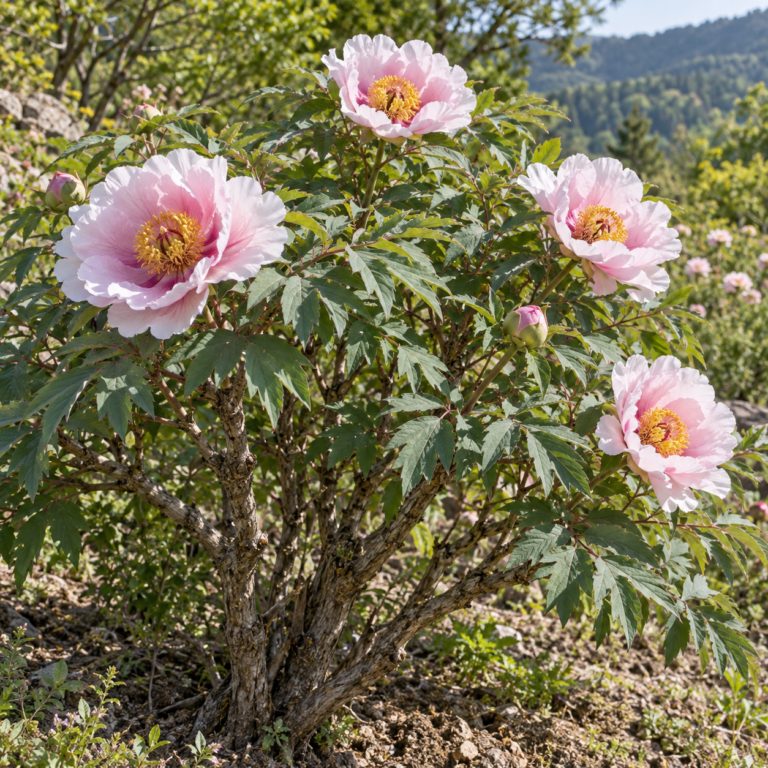 Mu Dan Pi – rostlina Paeonia suffruticosa Andrews