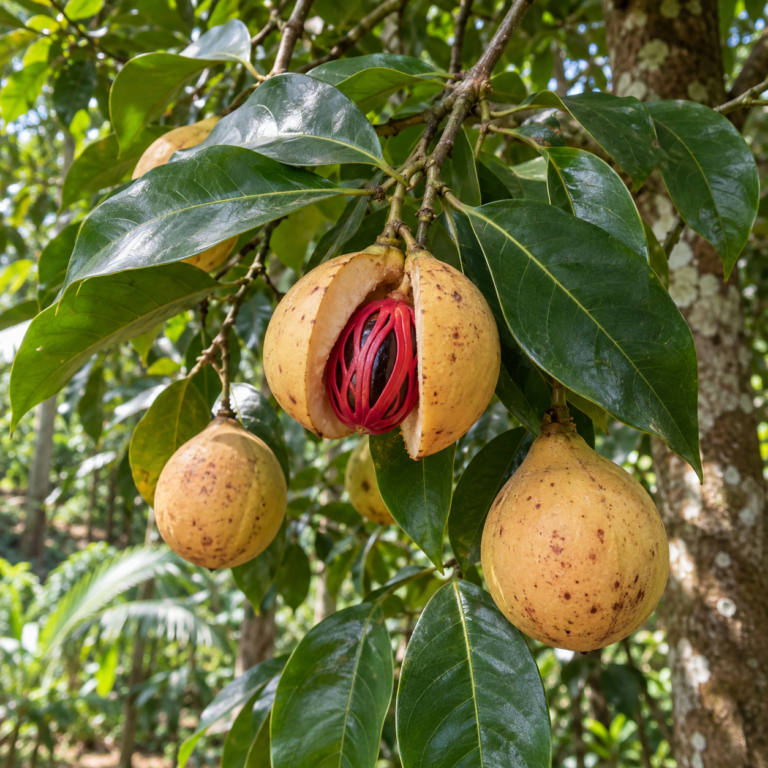 Rou Dou Kou – rostlina Myristica fragrans Houtt.