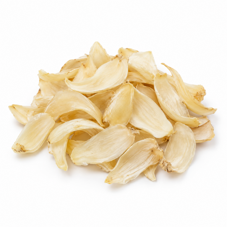 Bai He – surovina (dužnaté šupiny cibule)