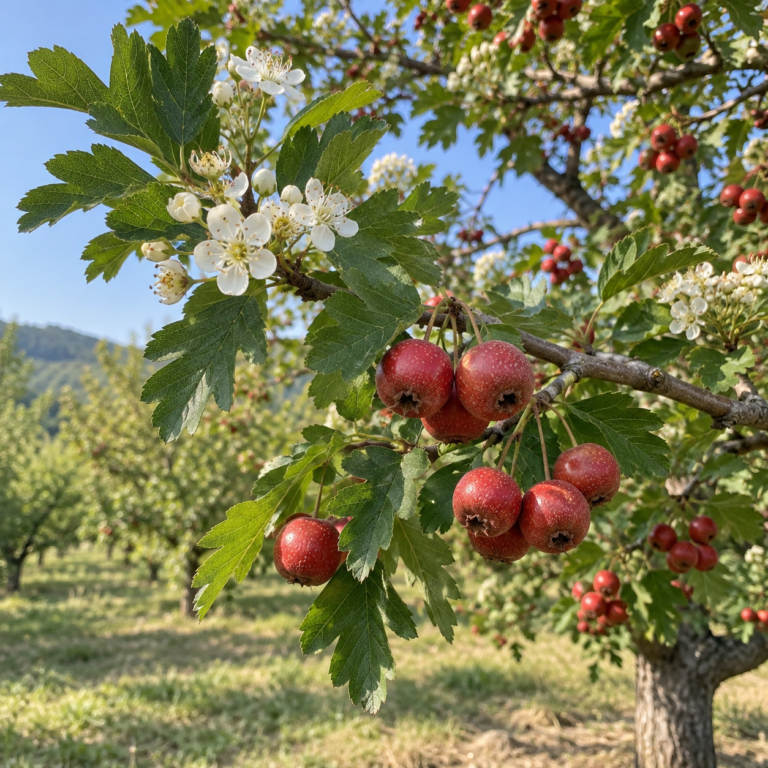 Shan Zha – rostlina Crataegus pinnatifida Bunge var. major N. E. Br.; Crataegus pinnatifida Bunge