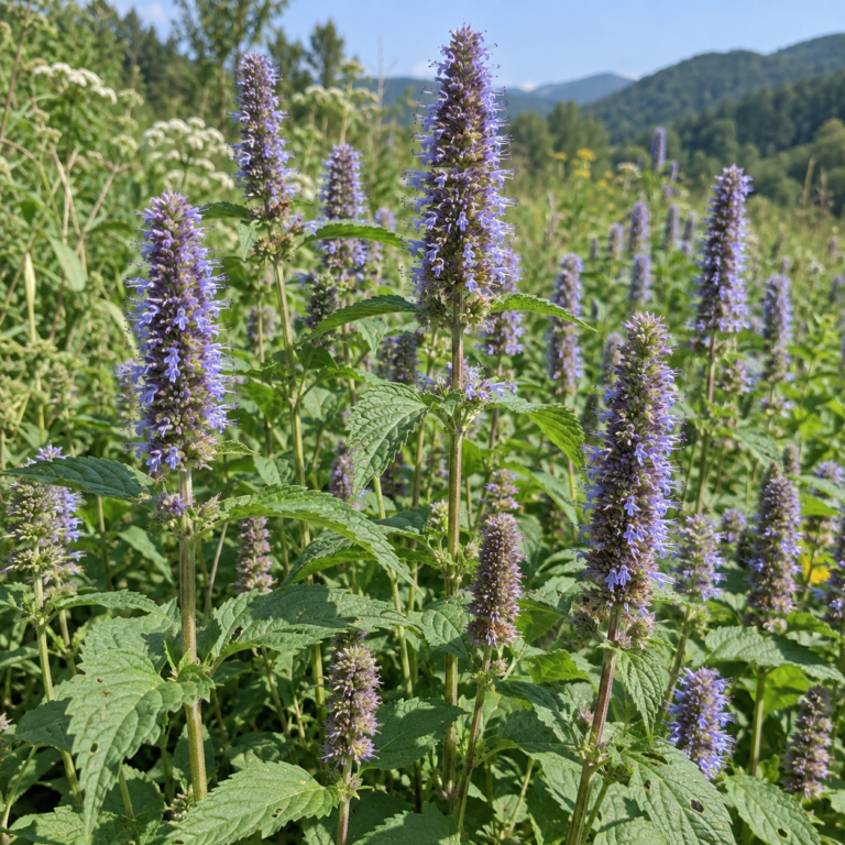 Huo Xiang – rostlina Pogostemon cablin (Blanco) Benth.