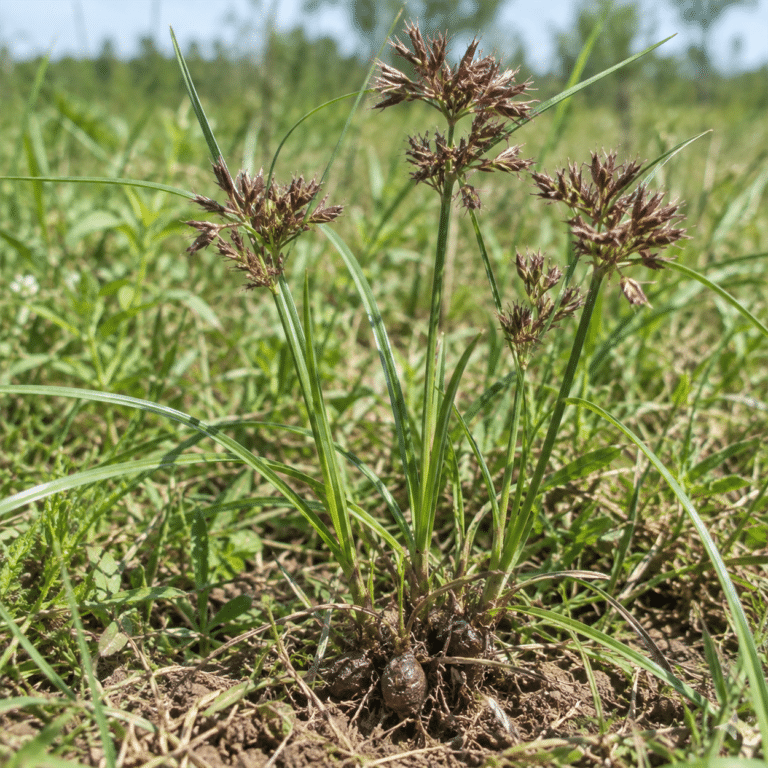 Xiang Fu – rostlina Cyperus rotundus L.